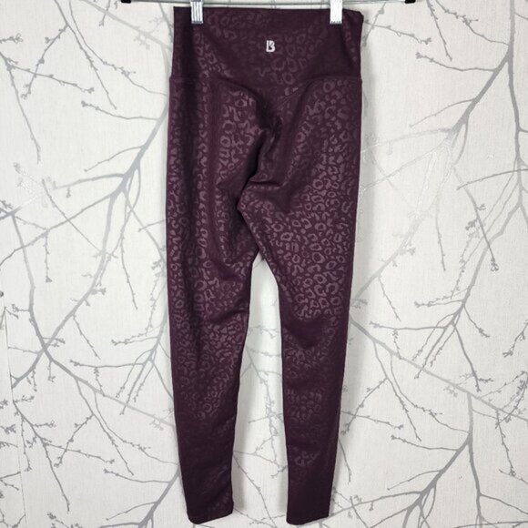 Buffbunny Venom Purple Leopard Print High Rise Rebel Leggings - Picture 3 of 7